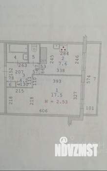 1-к квартира, вторичка, 33м2, 7/9 этаж