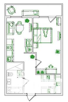 1-к квартира, вторичка, 43м2, 21/25 этаж