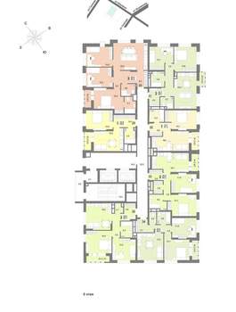 2-к квартира, вторичка, 60м2, 6/23 этаж