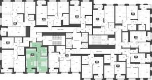 1-к квартира, вторичка, 45м2, 6/24 этаж