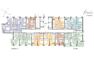 2-к квартира, строящийся дом, 65м2, 10/25 этаж