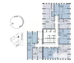 3-к квартира, сданный дом, 101м2, 12/24 этаж