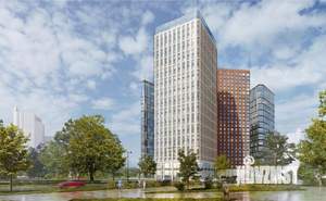 2-к квартира, строящийся дом, 74м2, 26/27 этаж