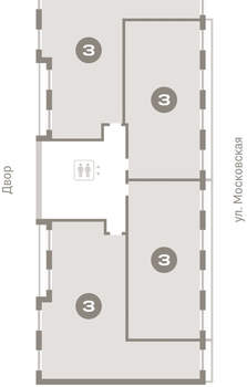 4-к квартира, вторичка, 159м2, 7/24 этаж
