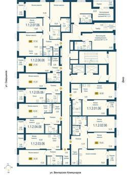 1-к квартира, вторичка, 41м2, 6/16 этаж