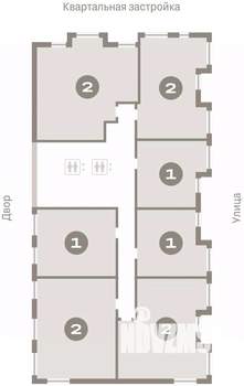 1-к квартира, вторичка, 43м2, 9/16 этаж