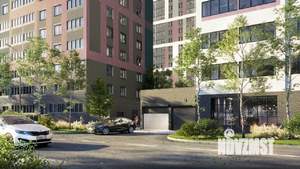 Студия квартира, строящийся дом, 44м2, 4/25 этаж