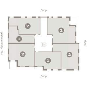 2-к квартира, вторичка, 87м2, 7/8 этаж