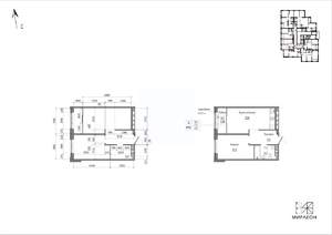 1-к квартира, вторичка, 44м2, 18/26 этаж