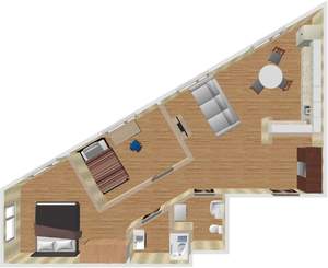 2-к квартира, вторичка, 64м2, 12/30 этаж
