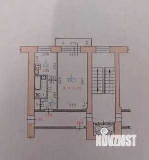 1-к квартира, вторичка, 33м2, 8/9 этаж