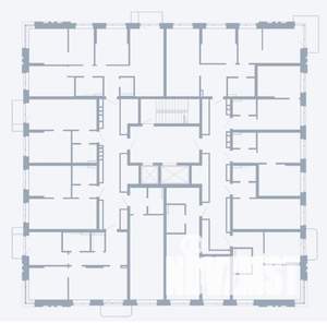 2-к квартира, строящийся дом, 37м2, 13/25 этаж