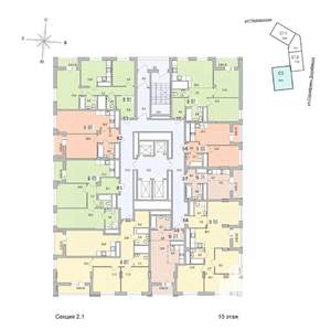 3-к квартира, вторичка, 73м2, 10/24 этаж
