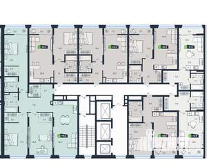 1-к квартира, вторичка, 51м2, 19/30 этаж