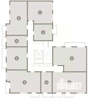 2-к квартира, вторичка, 53м2, 7/9 этаж