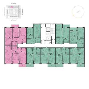 2-к квартира, вторичка, 48м2, 3/25 этаж