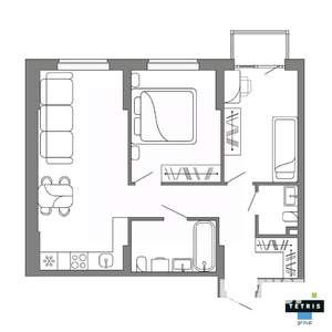 3-к квартира, вторичка, 60м2, 14/32 этаж