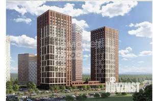 1-к квартира, сданный дом, 40м2, 16/25 этаж