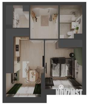 1-к квартира, вторичка, 38м2, 2/24 этаж