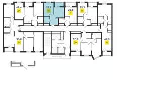 1-к квартира, вторичка, 32м2, 4/19 этаж