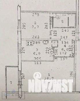 2-к квартира, вторичка, 43м2, 2/9 этаж