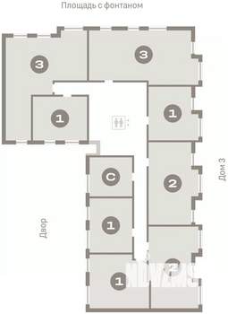 3-к квартира, вторичка, 82м2, 7/9 этаж