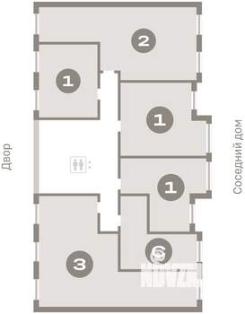 3-к квартира, вторичка, 85м2, 4/8 этаж