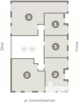 2-к квартира, вторичка, 84м2, 4/16 этаж