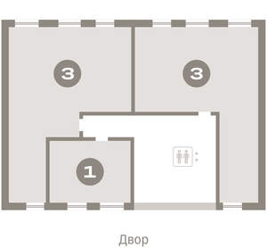 1-к квартира, вторичка, 35м2, 3/16 этаж