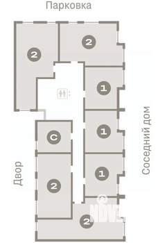 1-к квартира, вторичка, 39м2, 5/9 этаж