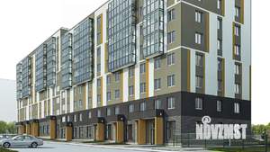 1-к квартира, строящийся дом, 28м2, 6/9 этаж