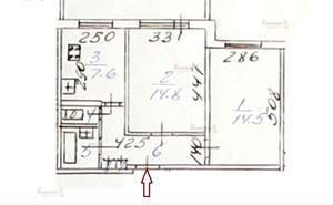 2-к квартира, вторичка, 48м2, 5/9 этаж