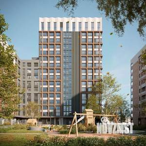 1-к квартира, строящийся дом, 130м2, 16/16 этаж