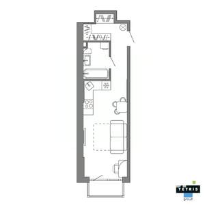 Студия квартира, вторичка, 30м2, 6/32 этаж