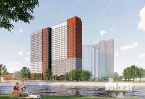 2-к квартира, строящийся дом, 54м2, 26/27 этаж