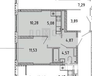 1-к квартира, вторичка, 36м2, 8/33 этаж