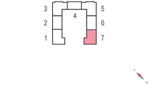 2-к квартира, вторичка, 51м2, 1/8 этаж