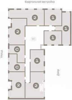 2-к квартира, вторичка, 57м2, 4/7 этаж