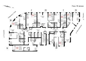 2-к квартира, вторичка, 90м2, 18/25 этаж