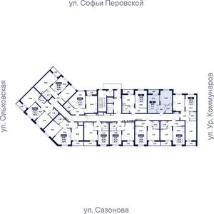 1-к квартира, вторичка, 38м2, 5/17 этаж