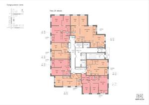 2-к квартира, вторичка, 73м2, 20/26 этаж