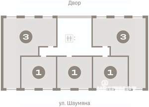 3-к квартира, вторичка, 83м2, 3/7 этаж