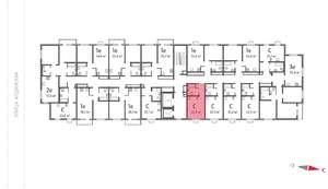 Студия квартира, вторичка, 23м2, 2/15 этаж