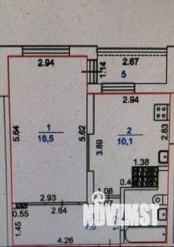 1-к квартира, вторичка, 38м2, 13/20 этаж