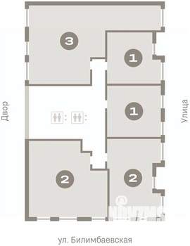 2-к квартира, вторичка, 62м2, 5/16 этаж