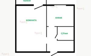 1-к квартира, вторичка, 30м2, 3/5 этаж