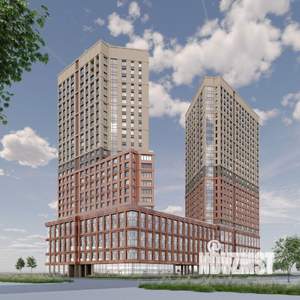 1-к квартира, строящийся дом, 51м2, 22/27 этаж