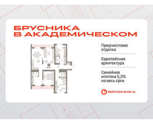 3-к квартира, вторичка, 115м2, 8/9 этаж