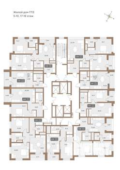 Студия квартира, вторичка, 30м2, 9/24 этаж