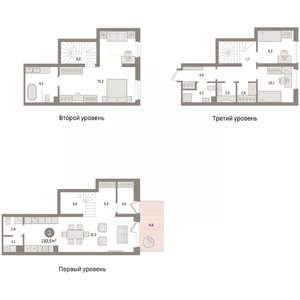 3-к квартира, вторичка, 150м2, 1/8 этаж